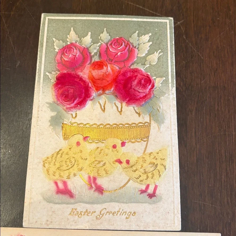 Vintage Embossed Easter Postcards